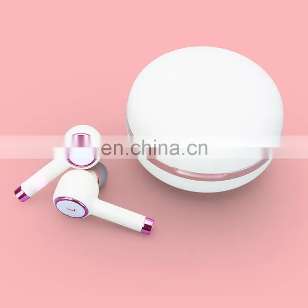 Беспроводные наушники Bluetooth TWS с зарядным футляром, наушники с фонарем и зеркалом для iOS и Android photo-6