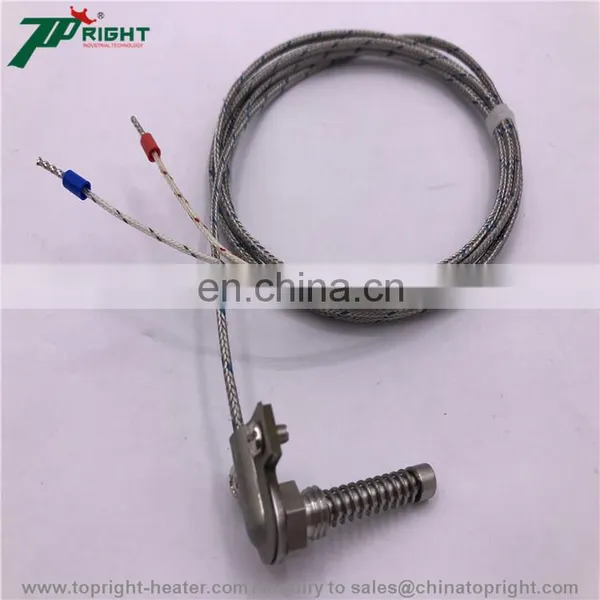 Stainless Steel 6mm Probe 0~400C Temperature Sensor j Type Thermocouple photo-3