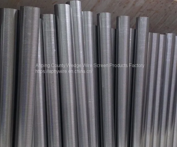 Wedge Wire Spiral Screen Tube , Stainless Steel v Wire Johnson Filter Candles photo-2
