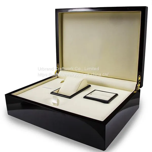 High Quality Wholesale Custom Pu Jewelry Gift Packaging Watch Gift Box With Pillow photo-2