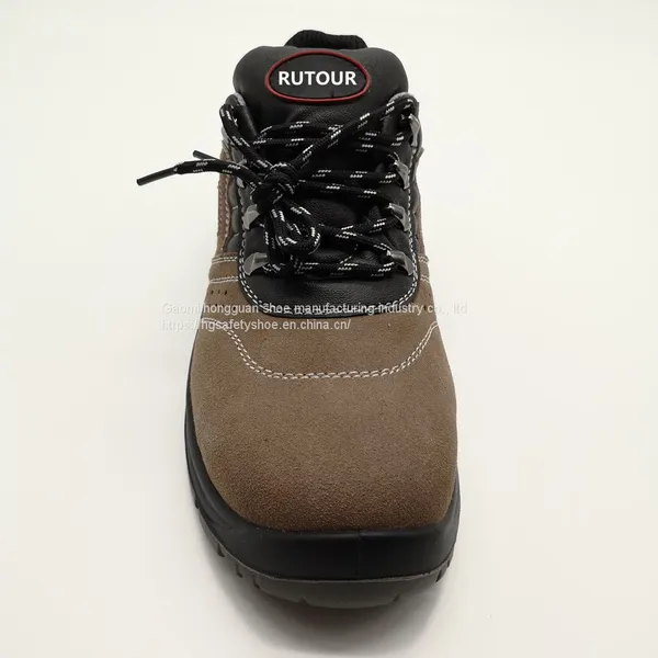 S1P SAFETY SHOES SUEDE LEATHER LOW CUT RT48109 photo-4