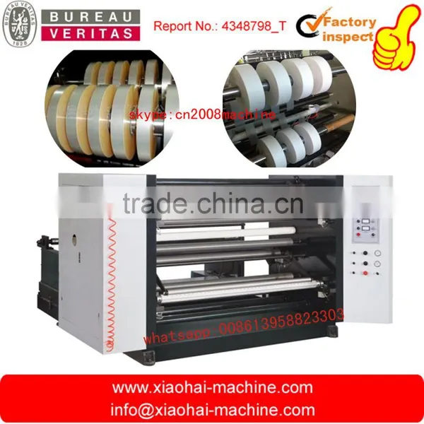 Automatic Paper Plastic Film PVC PET BOPP Slitting and Rewinding Machine With Flat and Disc Knife and Full Automatic Tension photo-2