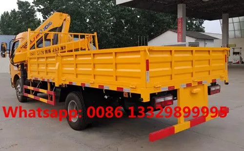 High Quality and Good Price Dongfeng 3.2T Knuckle Crane Boom Mounted on Cargo Truck for Sale photo-3