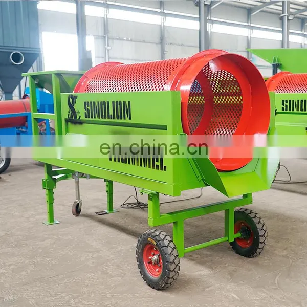 Stainless Steel Portable Mobile Trommel Screen Drum Sieve Machine Portable Mobile Trommel Screen photo-3