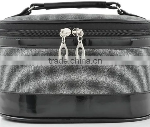 Professional Leather Cosmetic Display Case,beauty Cosmetic Case,combination Lock Beauty Makeup Case,hard Side Cosmetic Case photo-2