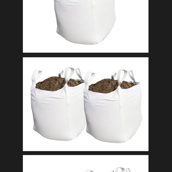 Supplier Super Sack 1500kg Ton FIBC Big Bag Big Bulk Bag With Flat Bottom Color White photo-4