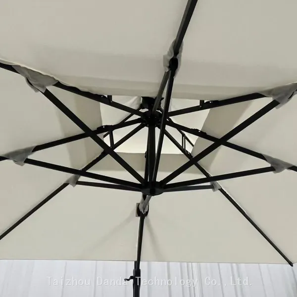 Multi Colors 3m Waterproof Umbrella With Double Roof With Side Stand photo-2