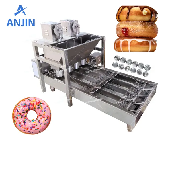 Automatic Donut Making Machine Yeast Donut Maker Donut Fryer Ring Donut Forming Machine photo-2