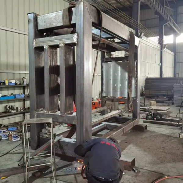 APG Clamping Machine Made in China for Epoxy Resin Transformer Bushings Spout photo-2