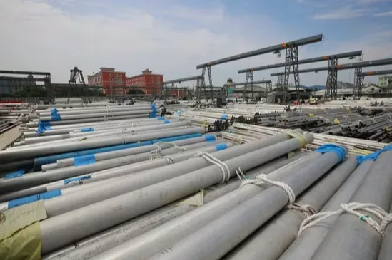 Made in China Duplex  Stainless Steel Pipe ASTM A790 High Temperature Resistance  Brushed Used in Cooling Tower