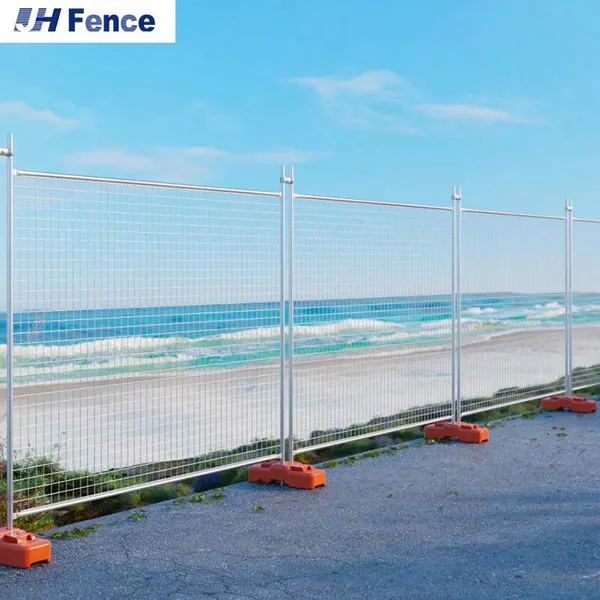 Good Quality PVC Coated Welded Wire Mesh Metal Galvanized Panel Temporary Construction Traffic Barrier Garden Safety Fence photo-6