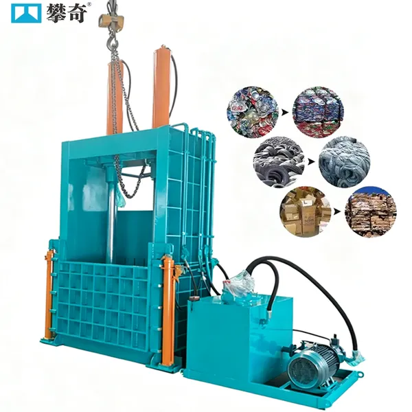 Hocheffizienter und kostengünstiger vertikaler Hydraulikballenpresse zum Ballenpressen von Altpapier