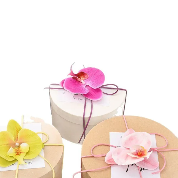 Round Shape Rigid Paper Gift Box With Lid photo-4
