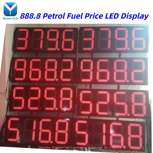 IP65 High Bright 7 Segment LED Fuel Price Sign Outdoor Waterproof Petrol Price Display for Australian Service Station photo-3