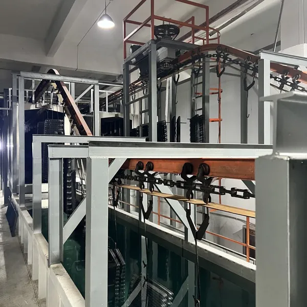 Cost Effective Electrophoretic Coating Line Water Pump Metal Components Coating System photo-3