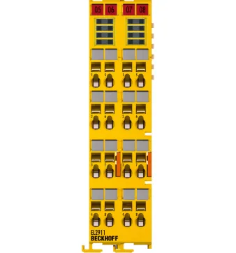 Beckhoff EL2911 EtherCAT TwinSAFE Терминал безопасности 4 безопасных входа + 1 безопасный выход 10А Интегрированный модуль логики