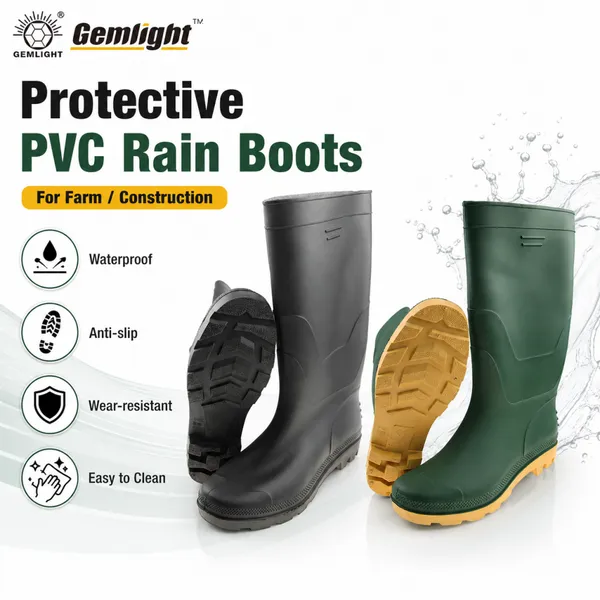 OEM Farm Rain Boots for Daily Outdoor Labor for Agricultural Dealers Bulk Container Supply for Rainy Muddy and Outdoor Work photo-5