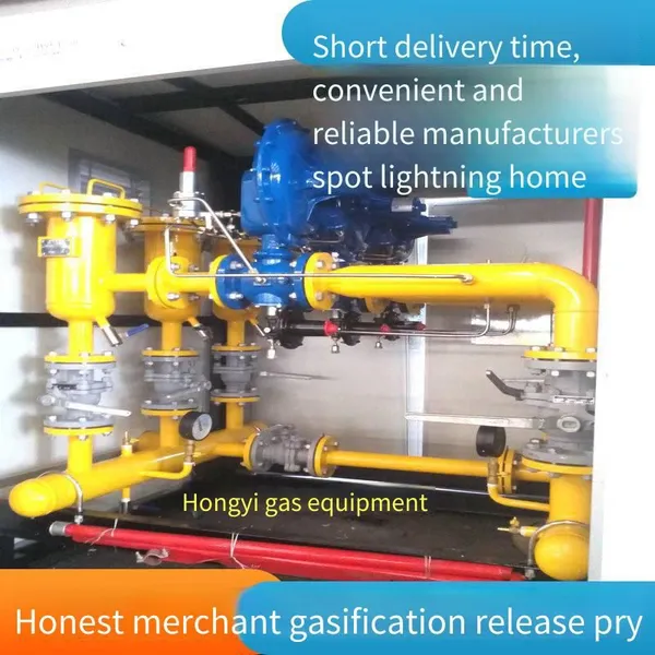 Gas Metering Cabinet, Pressure Reducer, Community Pressure Regulating Cabinet, Filter. Stable Operation, Small Footprint. Hongyi Technology