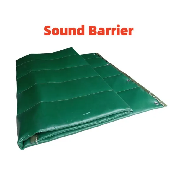 Outdoor Sound Barrier Wall, Noise Insulation Fence for Equipment & Machinery Noise Control