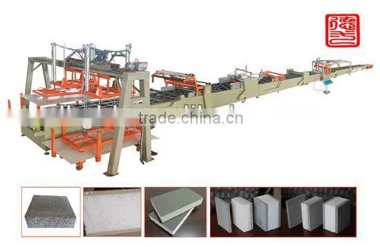 Construction using glasswool press machine