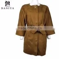 2015 Women Trench Coat Long Sleeve Coats Jackets for Ladies photo-6
