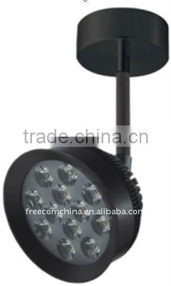 Hung on a wall rechargeable LED spotlight