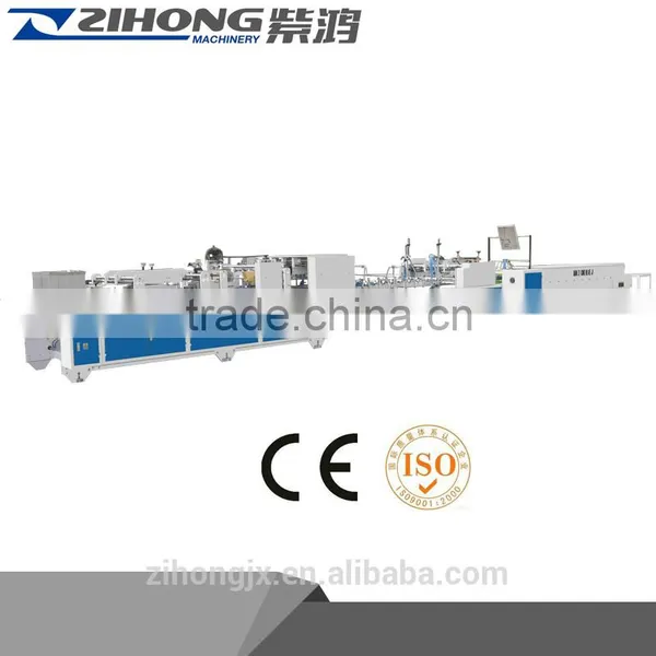 ZH-1050AC Wholesale Shoulder Paper Box New Technology Automatic Rigid Box Making Machine Cartoon Making Machine Made in Zhejiang