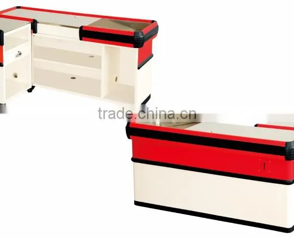 2015 Supermarket Checkout Counter With Conveyor Belt photo-3