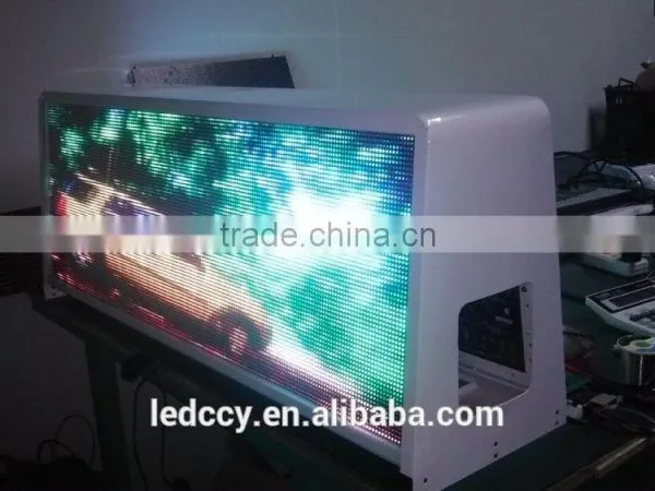 Free Samples 2015 Hot-sale Waterproof Taxi Led Sign/taxi Top Led Advertising Sign photo-3