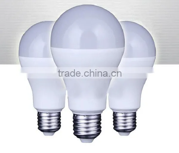 A60 Shape Luminum White House Led Bulb Light B22, 7W High Brightness Led Bulb Lamps