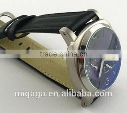 Black Dial 44mm Power Reserve Automatic Mens Mechanical Steel Watch photo-5