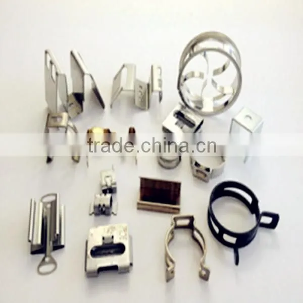 Professional Manufacturer High Quality Flat Spring Flat Clip Metal Clip Fourslide Stamping Parts