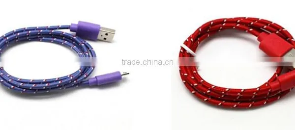 Wholesale Made in China High Quality Braided USB Charger Cable photo-5