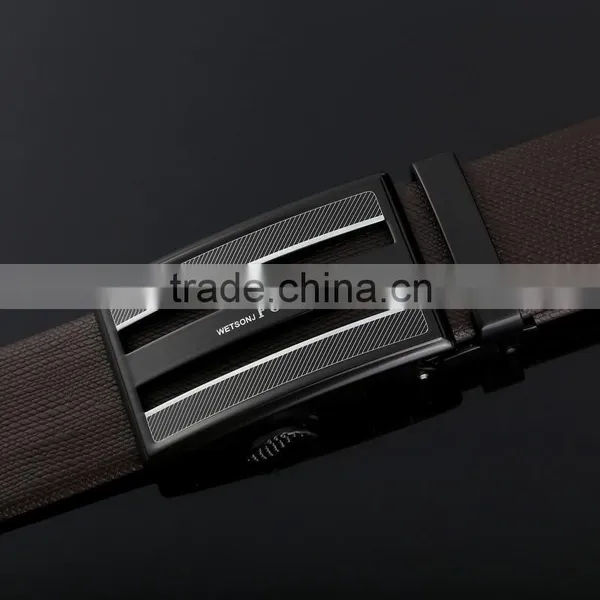 Factory Wholesale Fashion Automatic Buckle Genuine Leather Belt For Man photo-4