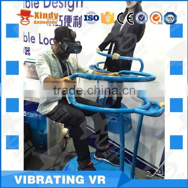 Professional Virtual Reality 5D9D Roller Coaster Simulator Stand Vibrating VR photo-3