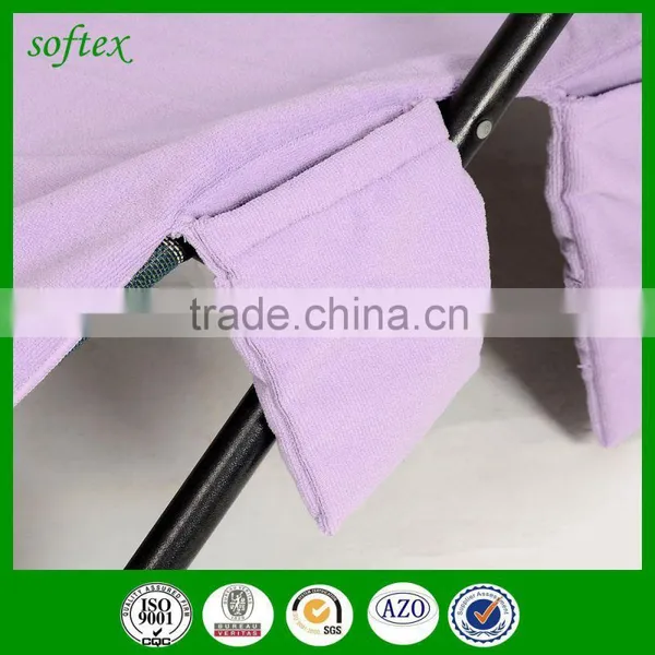 China Supplier Custom Cotton or Microfiber Portable Beach Lounger Towel photo-4