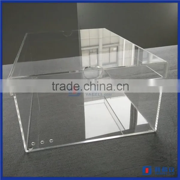 2016 Hot!! Custom-made Transparent Shoe Box for Man Sneaker / Clear Acrylic Shoe Boxes photo-3