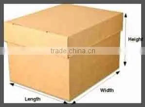 Brown Paper Storage Box-Top and Bottom
