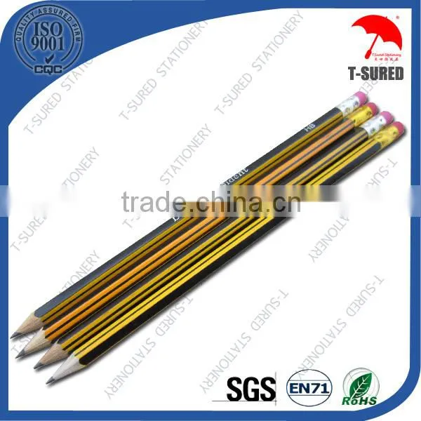 7 Inches Wooden HB Pencil With Rubber In Bulk photo-4