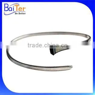 Custom Hand Stamped 925 Sterling Silver Horseshoe Nail Bangle Bracelet/Horse Shoe Nail Cuff Bangle Bracelet Wholesale