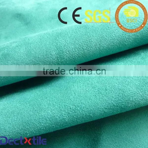 Upholstery Suede 100% Polyester Fabric for Jacket Sofa Shoes photo-5