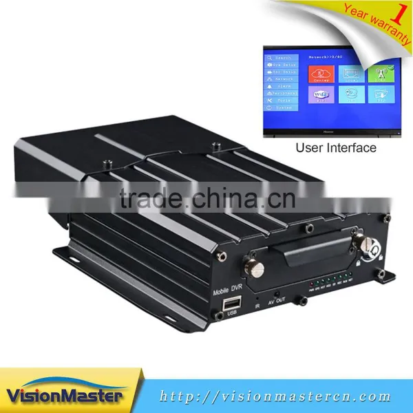 Economic 4ch AHD 720P Free CMS Software WIFI Hotspot Mobile DVR photo-2