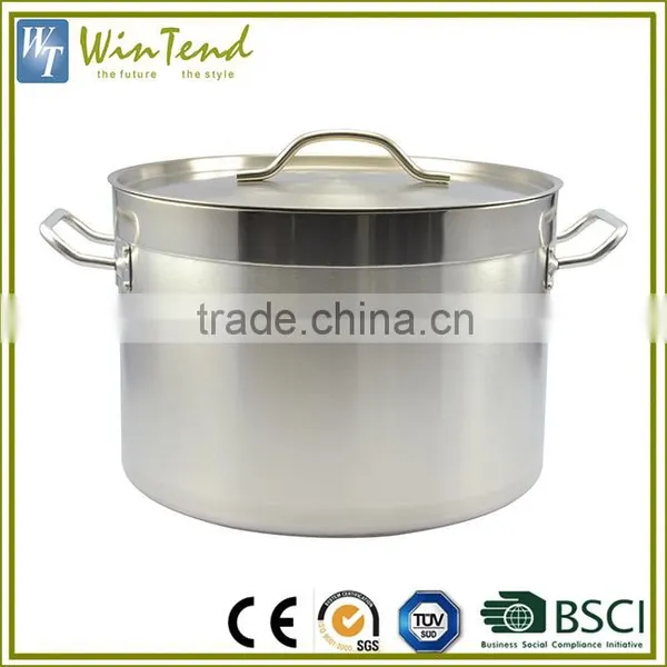 Large Stainless Steel Soup Stock Pots With Composite Bottom Suitable for All Induction Hotel Restaurant Fast Food Equiment photo-4