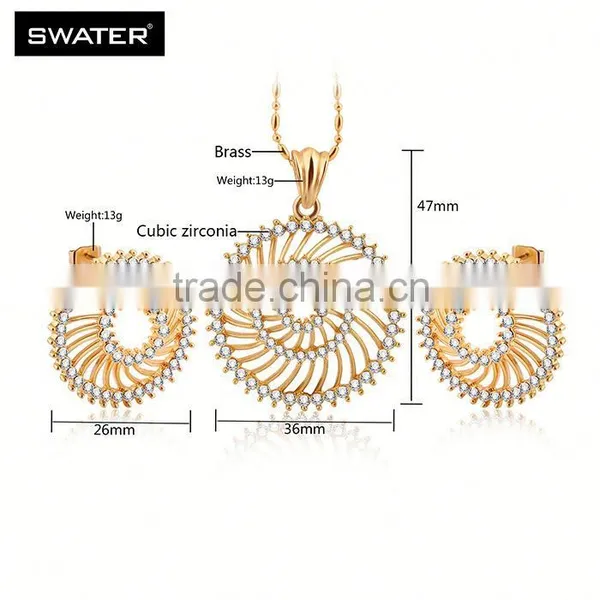 Fine Jewelry Wholesale Gold Stainless Steel Set Jewelry photo-6
