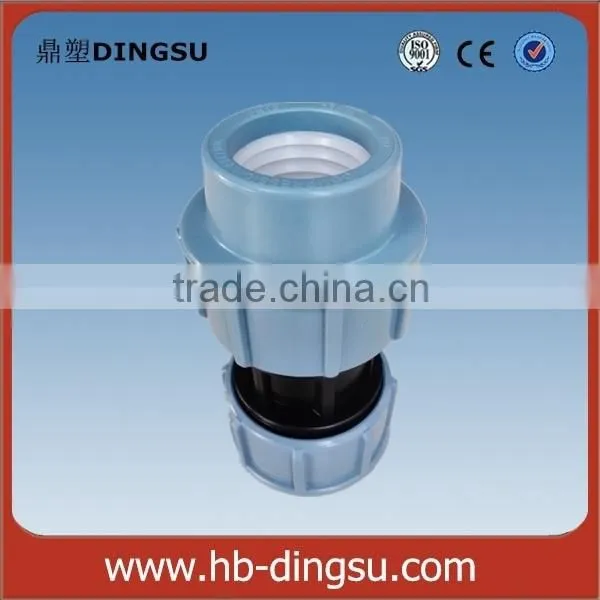 Plastic Thread PP Coupling Compression Fitting