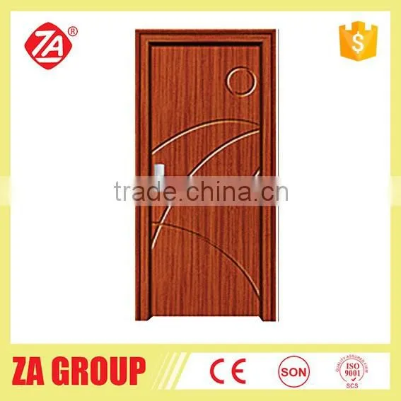 Home Design Pvc Wooden Door With Glass