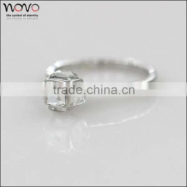 a Pair of Zircon 2016 New Design Cheap Price Wholesale Alloy Fashion Ring