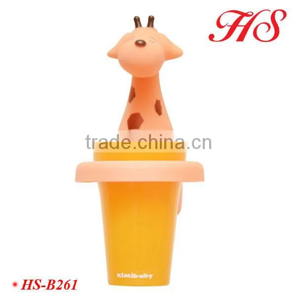 Plastic Baby Training Toothbrush Cup Portable Baby Tooth Brush Cup Holder