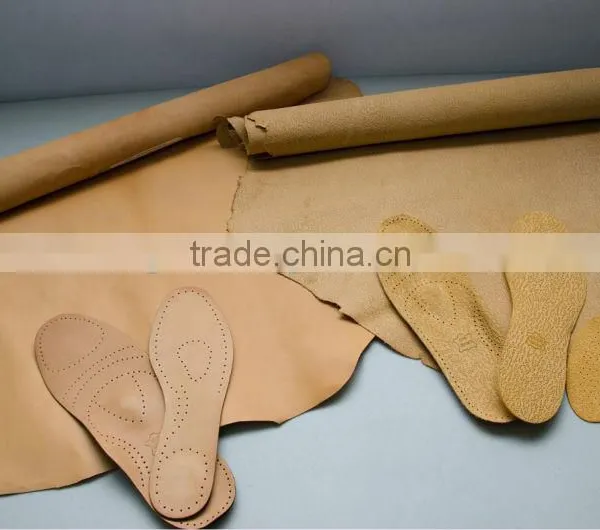 Leather insoles