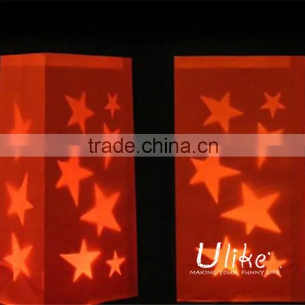 Lantern Candle Bag Fireproof Candle Bag Paper Floor Standing Paper Lantern photo-5